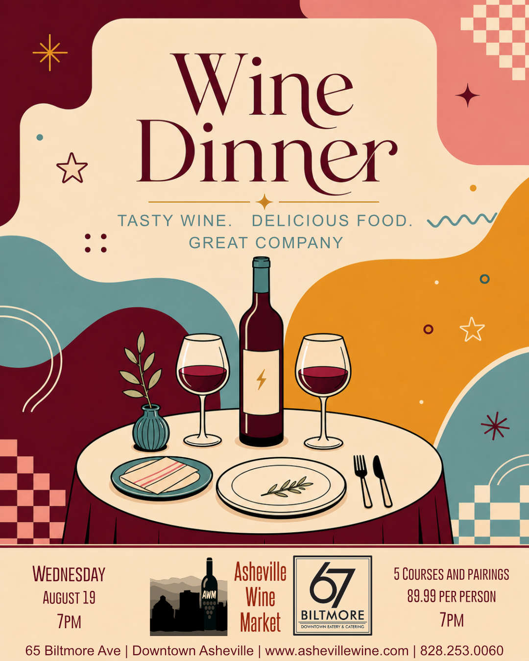 Check back soon for wine and pairings!